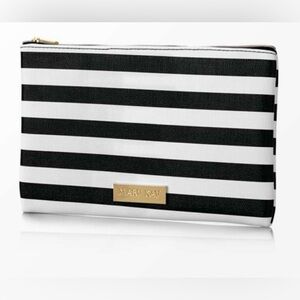 New Mary Kay Black and White Earn your Stripes
Money Cosmetic Bag 9 1/2” x 6”